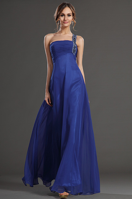 eDressit New Blue Single Shouder Prom Evening Dress Formal Gown (36130605)